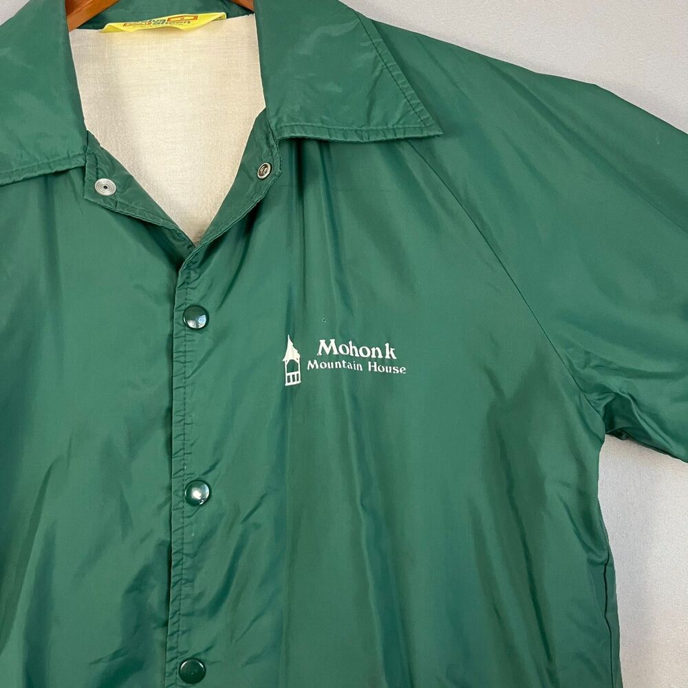 Mohonk Mountain House Resort VTG Velva Sheen Jacket Windbreaker 100% Cotton Line - Picture 2 of 11